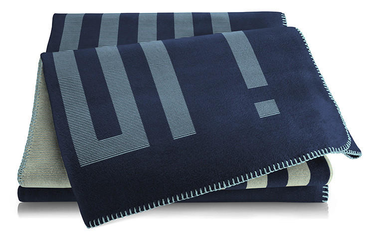 WOHNDECKE JOOP! FS 2026 150/200 cm  - Pastellblau/Dunkelblau, Basics, Textil (150/200cm) - Joop!