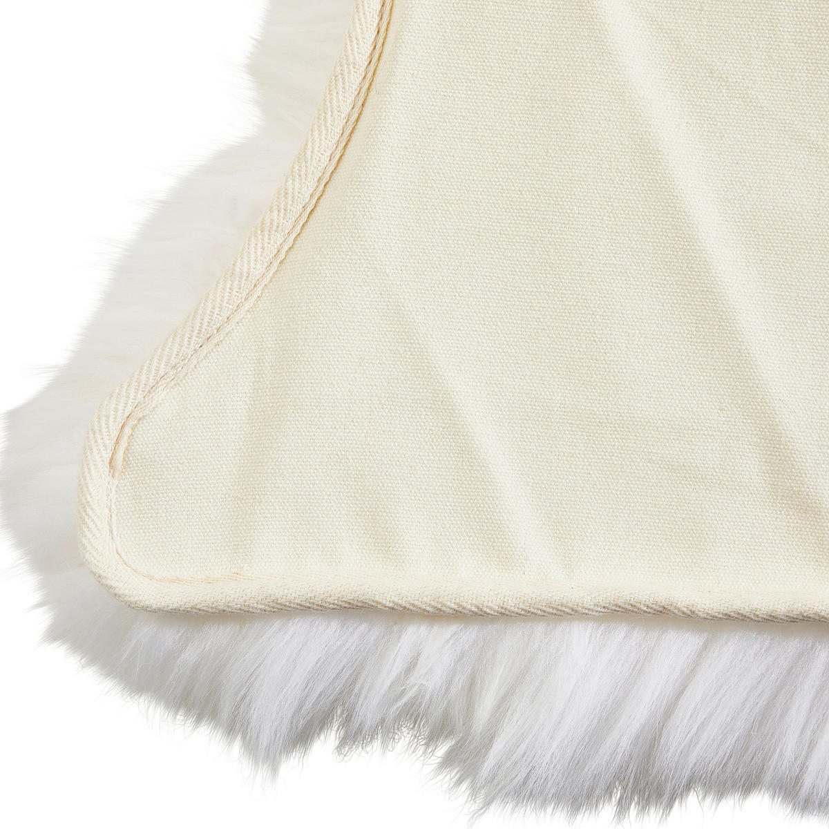 SCHAFFELL 50/80 cm Weiß  - Weiß, Natur, Fell/Textil (50/80cm) - Linea Natura