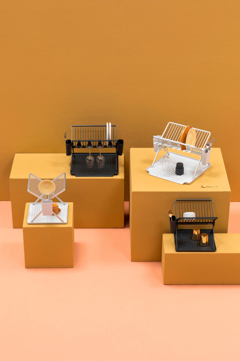 ODKAPÁVACÍ PODLOŽKA NA NÁDOBÍ - šedá, Design, kov (51/33/42cm) - Brabantia