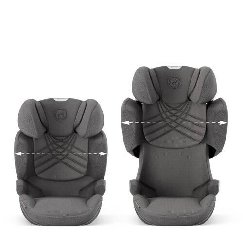DJEČJA AUTOSJEDALICA SOLUTION T I-FIX + - tamno siva, Basics, tekstil/plastika (39/50,5/62,5cm) - Cybex