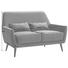 ZWEISITZER-SOFA in Textil Dunkelgrün - Dunkelgrün/Schwarz, Trend, Holz/Textil (135/86/80cm) - Carryhome ZWEISITZER-SOFA in Textil Dunkelgrün - Dunkelgrün/Schwarz, Trend, Holz/Textil (135/86/80cm) - Carryhome
