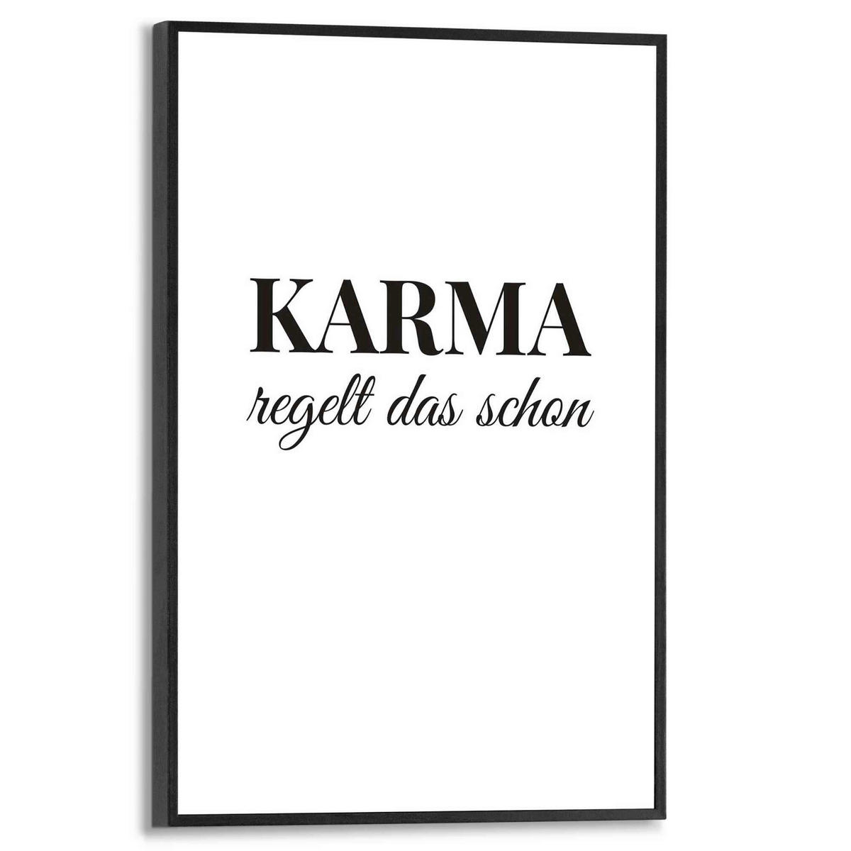 BILD 20/30 cm  - Schwarz, Trend, Holzwerkstoff (20/30cm) - Reinders!