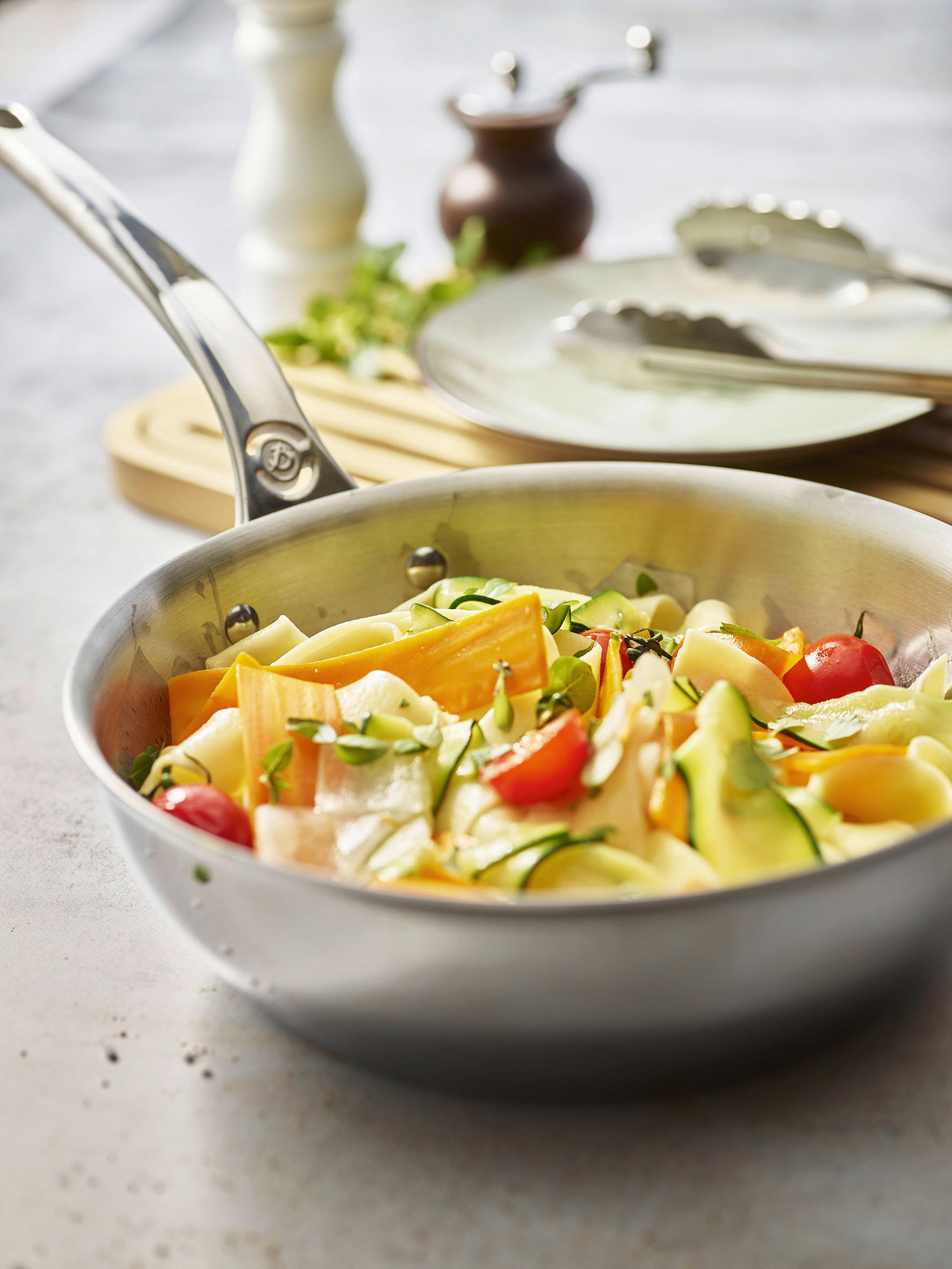 SCHMORPFANNE DE BUYER MINERAL B PRO 24 cm  - Silberfarben, Basics, Metall (24cm) - De Buyer