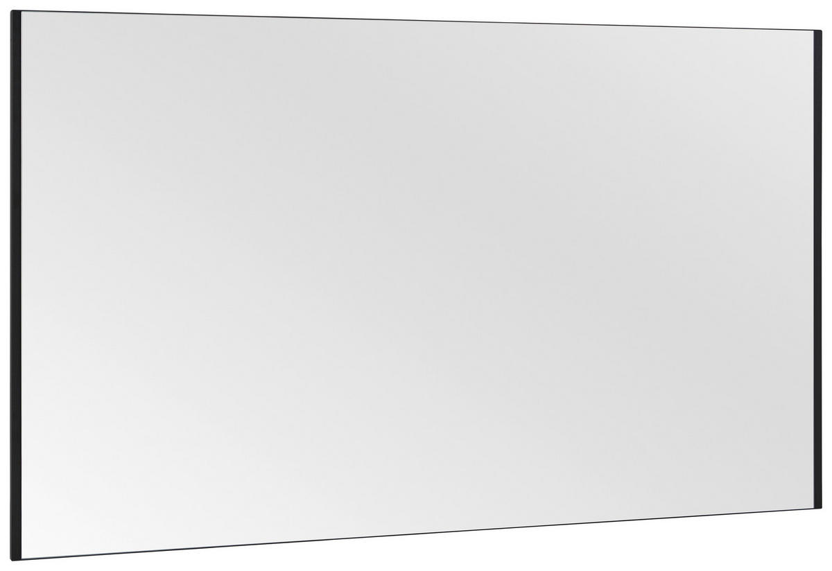NÁSTENNÉ ZRKADLO, 139,4/82,4/2 cm,  - čierna, Konventionell, kompozitné drevo/sklo (139,4/82,4/2cm) - Voleo