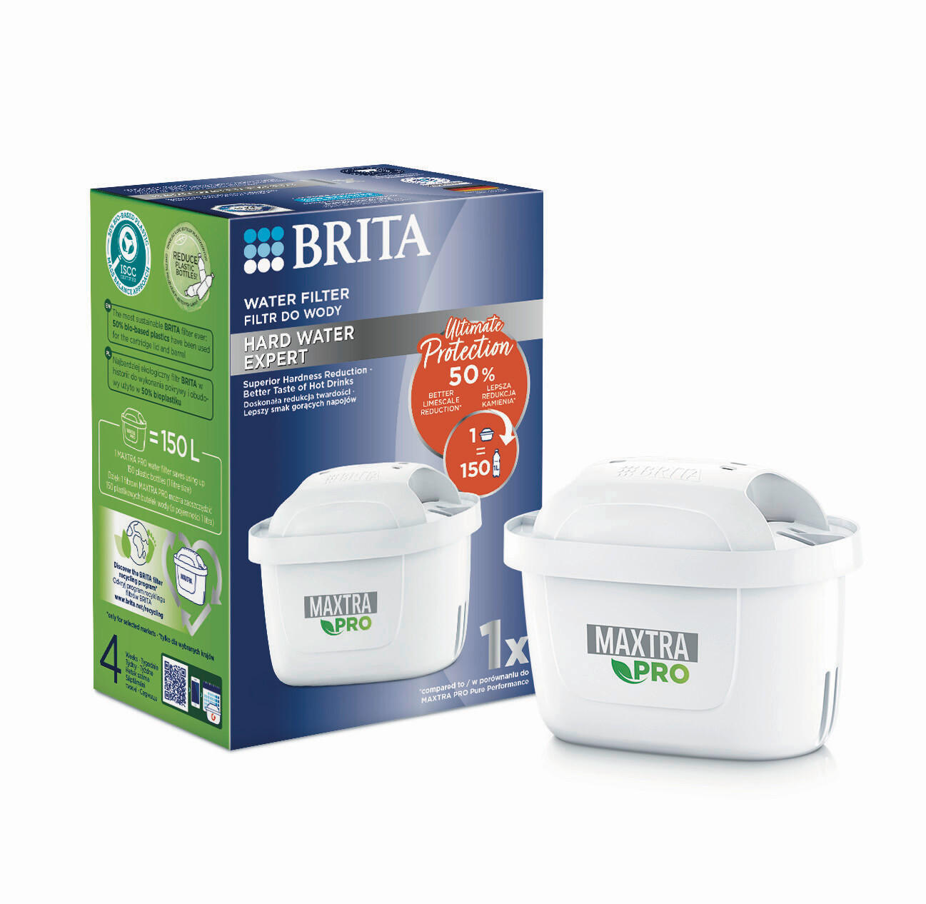 FILTRAČNÍ KARTUŠE - bílá, Basics, plast (8/5,7/11,5cm) - Brita