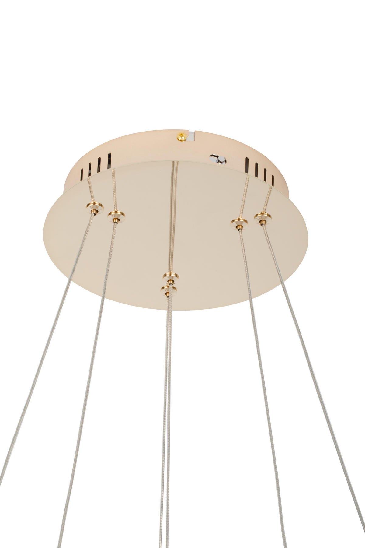 LED-HÄNGELEUCHTE 60/120 cm    - Goldfarben, Design, Glas/Metall (60/120cm) - Glandor