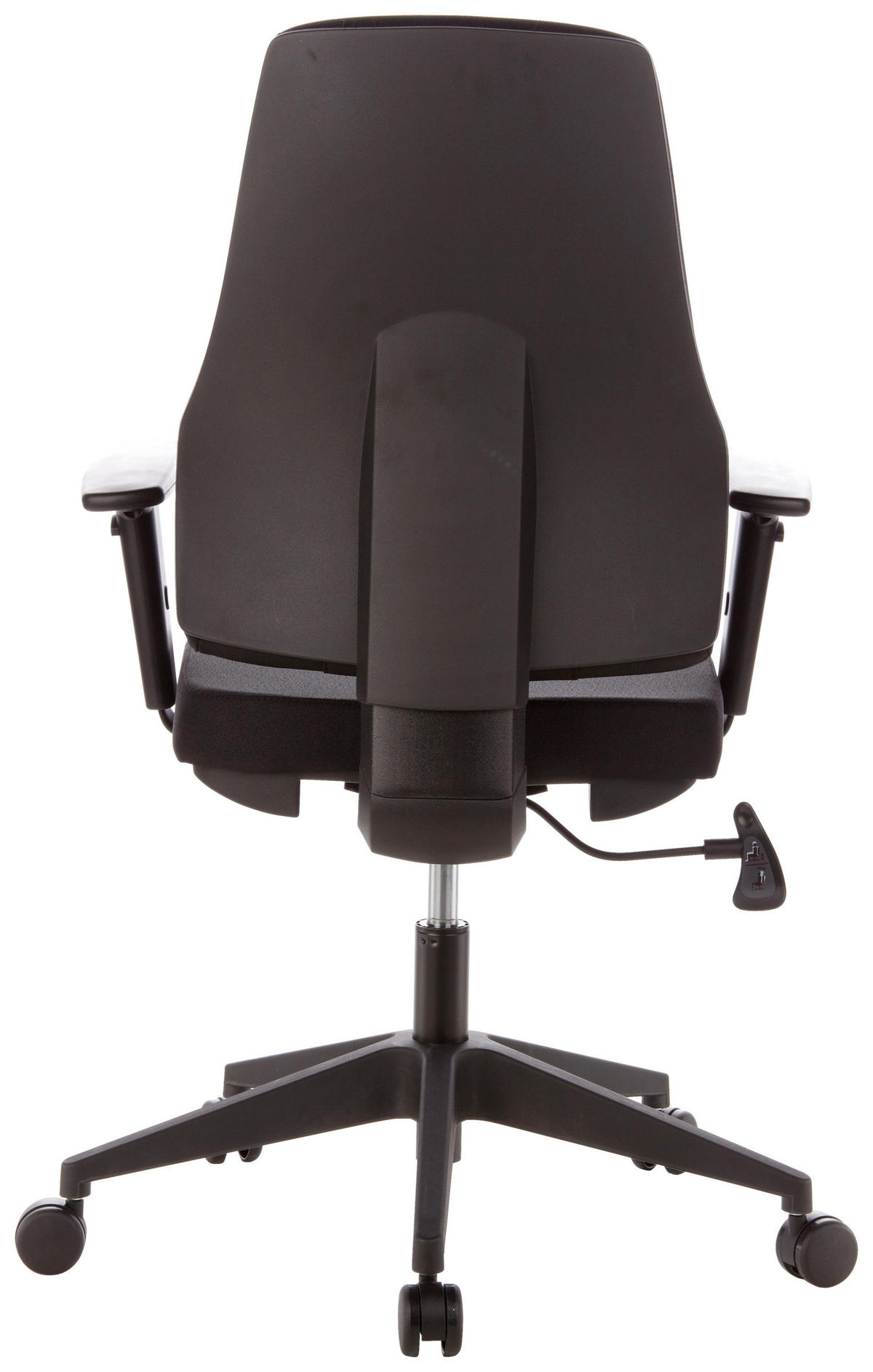 DREHSTUHL Flachgewebe Schwarz  - Schwarz, MODERN, Kunststoff/Textil (57/126/45cm) - MID.YOU