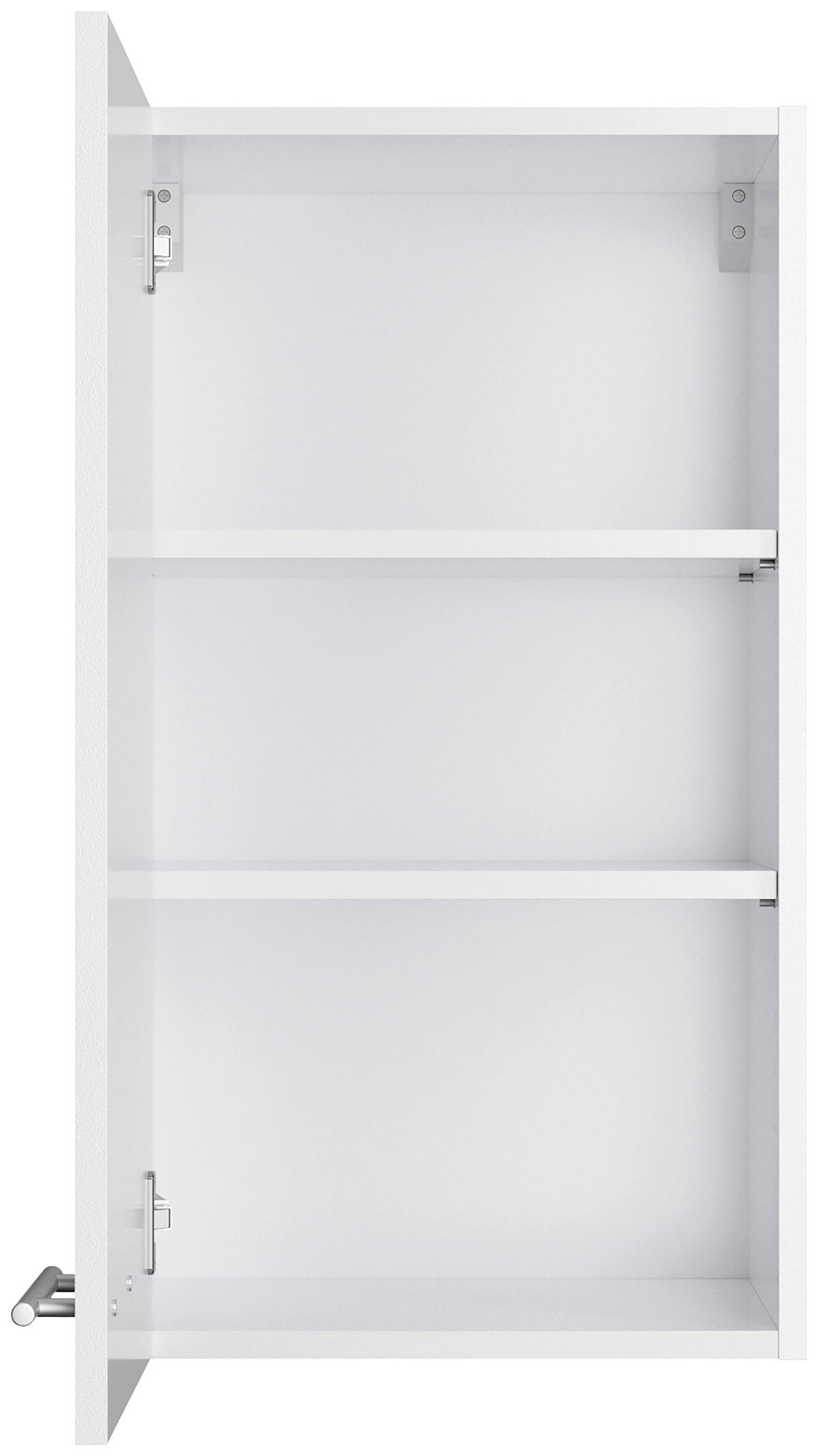 KÜCHENLEERBLOCK 270 cm   in Weiß  - Edelstahlfarben/Anthrazit, Basics, Holzwerkstoff/Metall (270cm) - Optifit