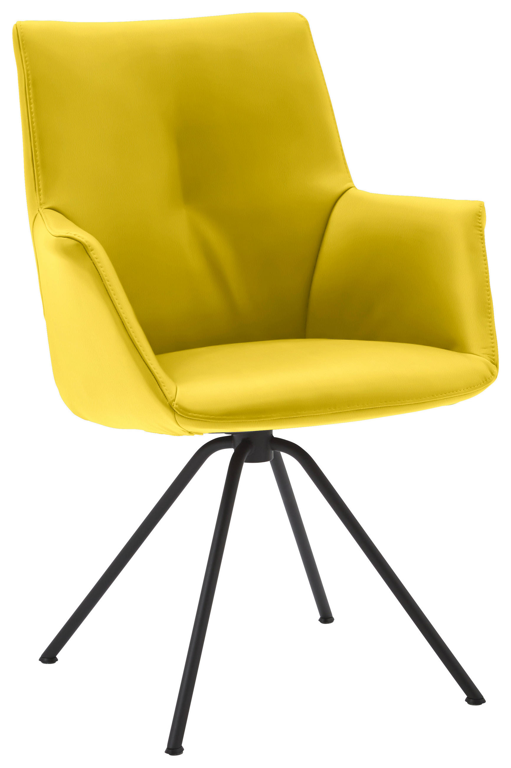 Dieter Knoll Armlehnstuhl Gelb, 65x91x63 cm