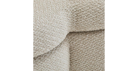 HOCKER Chenille Creme  - Creme, Design, Textil (43/46/43cm) - Xora