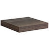 WANDBOARD Nussbaumfarben  - Nussbaumfarben, Design, Holzwerkstoff (23,5/3,8/23,5cm) - Carryhome