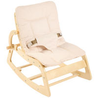 DJEČJA STOLICA  Swing and more  - prirodne boje/bež, Basics, drvo/tekstil (42/70/56cm) - Jimmylee