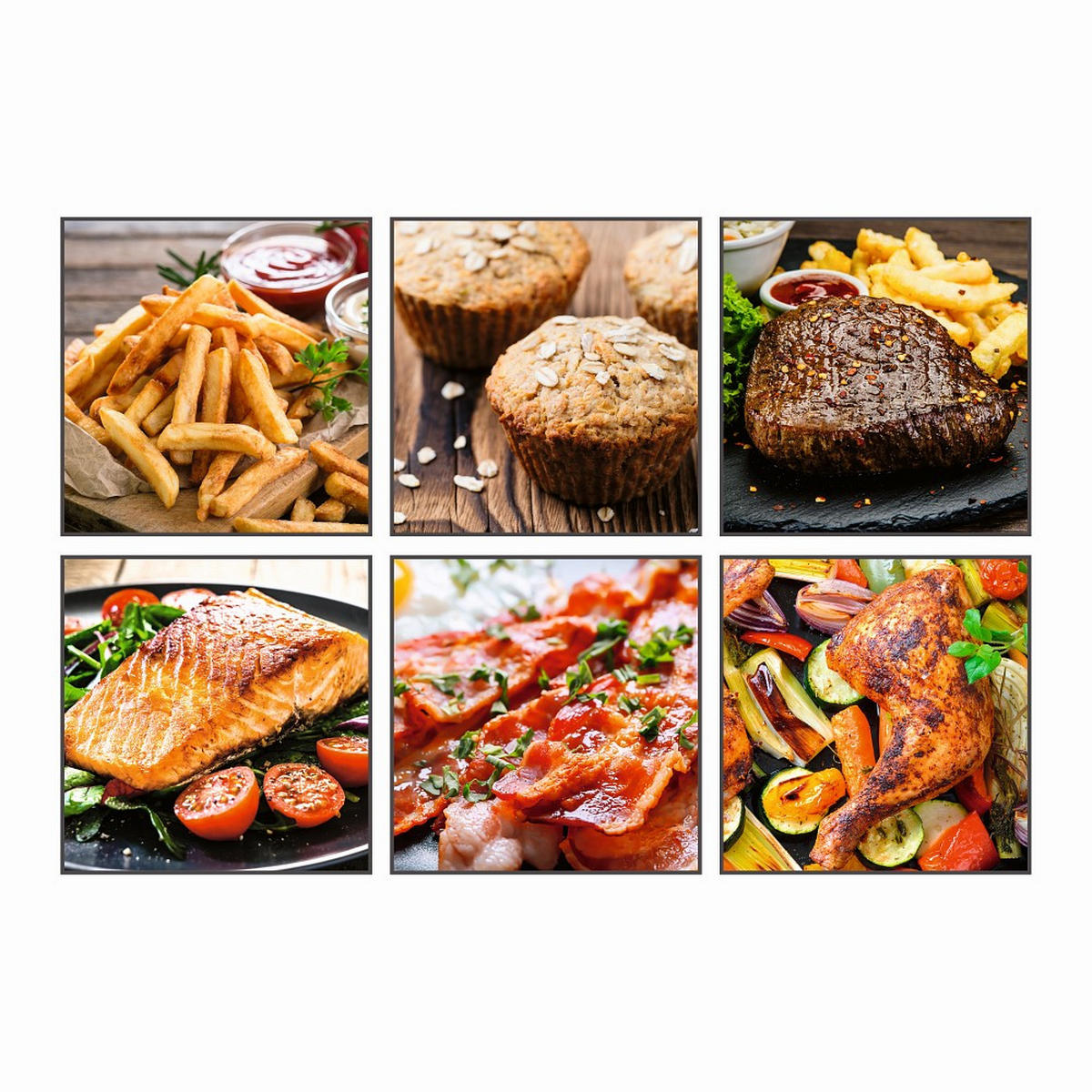 HEIßLUFTFRITTEUSE GOURMETmaxx 2,3 L  - Schwarz, Basics, Kunststoff (30,4/22,8/27,9cm) - GOURMETMAXX