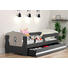 KINDER-/JUNIORBETT - Graphitfarben/Weiß, MODERN, Holz/Holzwerkstoff (80/160cm) KINDER-/JUNIORBETT - Graphitfarben/Weiß, MODERN, Holz/Holzwerkstoff (80/160cm)