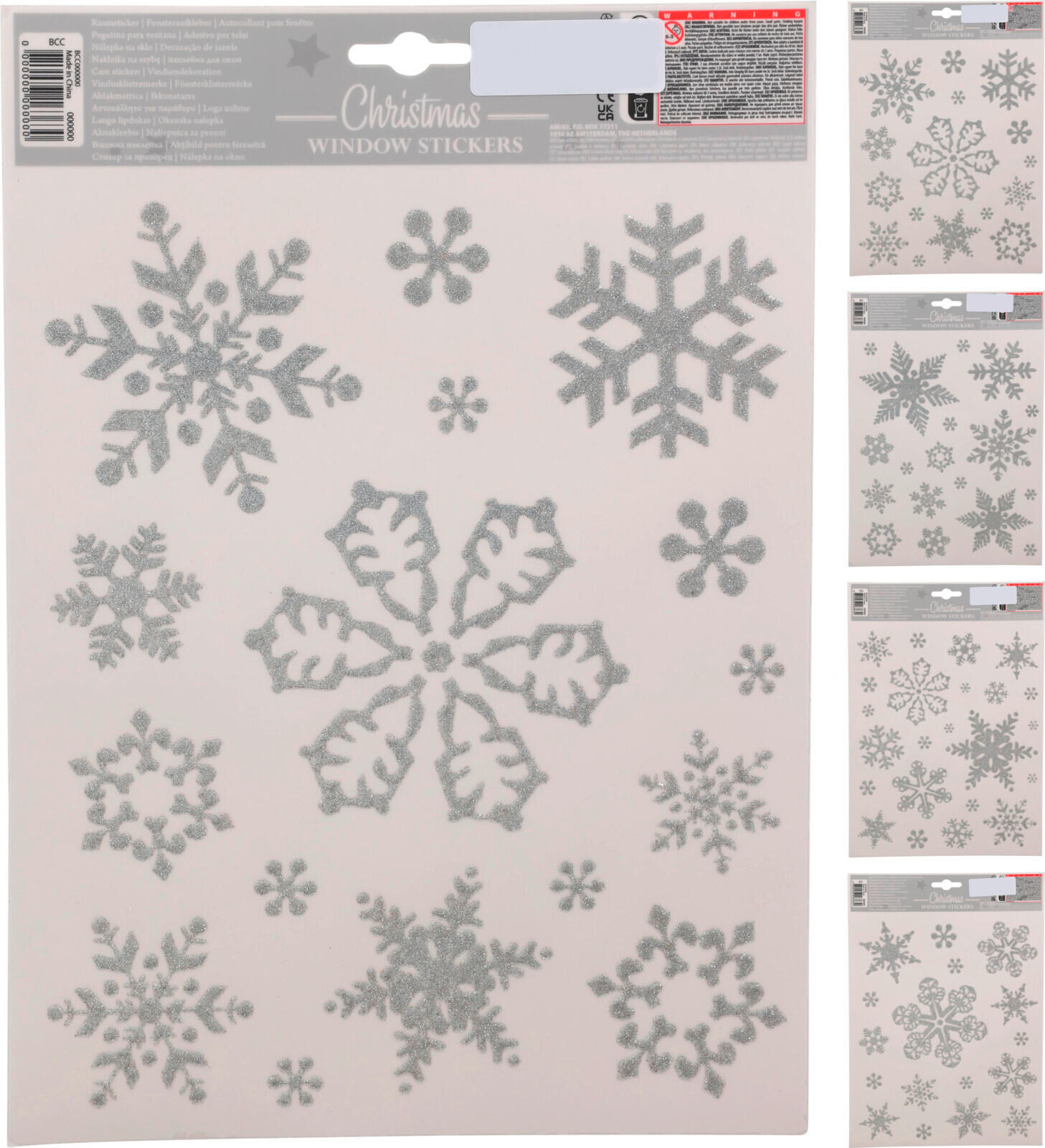 SAMOLEPKA NA STENU 30/42/0.1 cm - viacfarebná, Basics, textil (30/42/0.1cm)