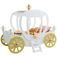 Kinderbett - Weiß, LIFESTYLE, Holz/Holzwerkstoff (90/180cm) - Livetastic