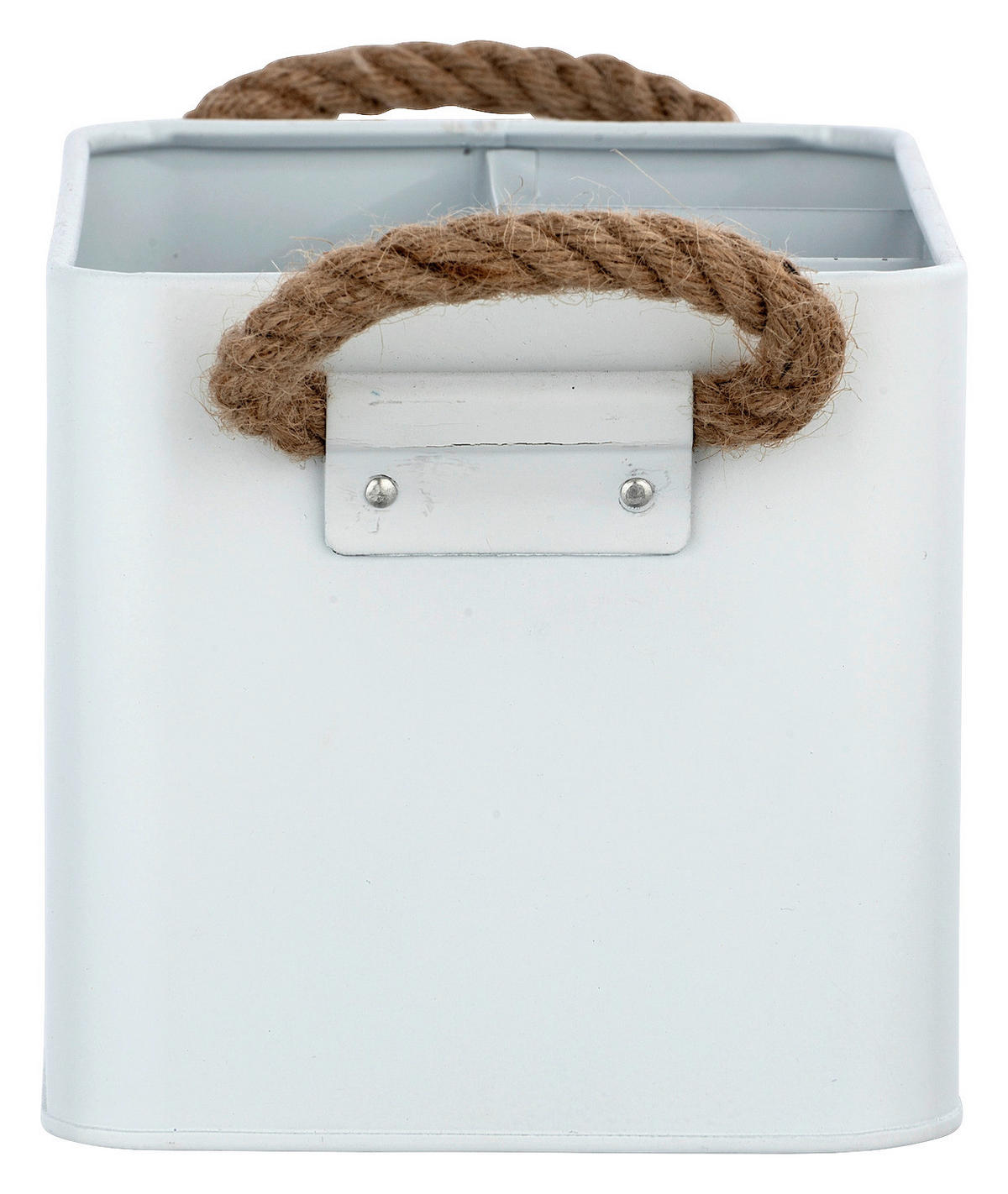 BOX  20/13/13 cm  - vit, Basics, metall (20/13/13cm)