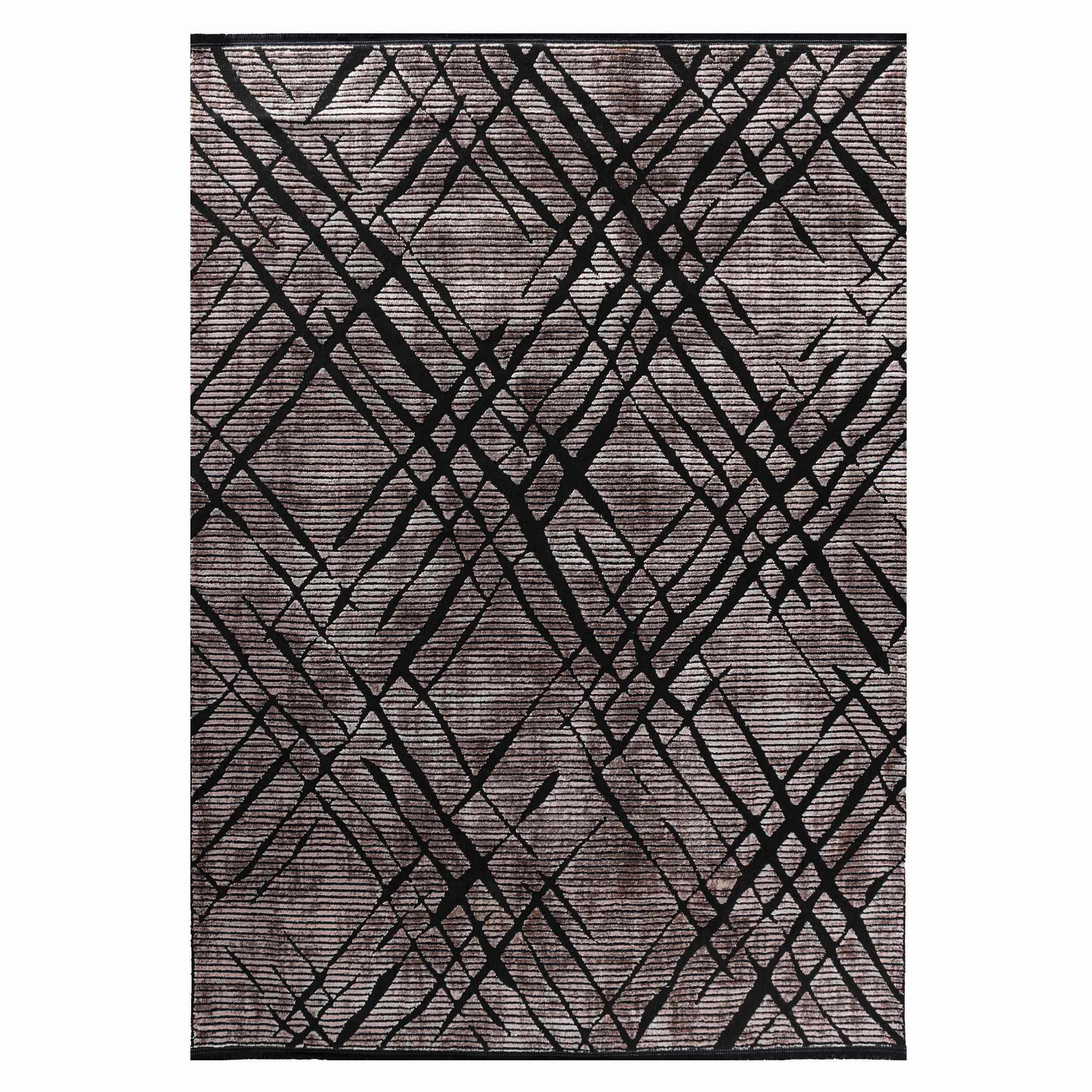 WEBTEPPICH 160/230 cm GLORY  - Braun, Basics, Textil (160/230cm)