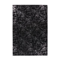 FLACHWEBETEPPICH 120/170 cm Bijou 225 Schwarz / Silber Silberfarben, Schwarz  - Silberfarben/Schwarz, KONVENTIONELL, Textil (120/170cm)