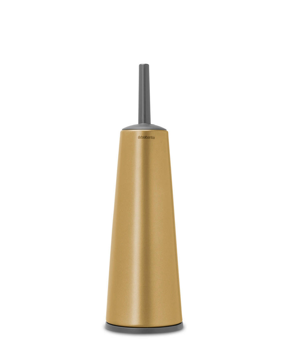 WC-GARNITURA S ŠČETKO - zlate barve/črna, Konvencionalno, kovina/umetna masa (12/42/12cm) - Brabantia