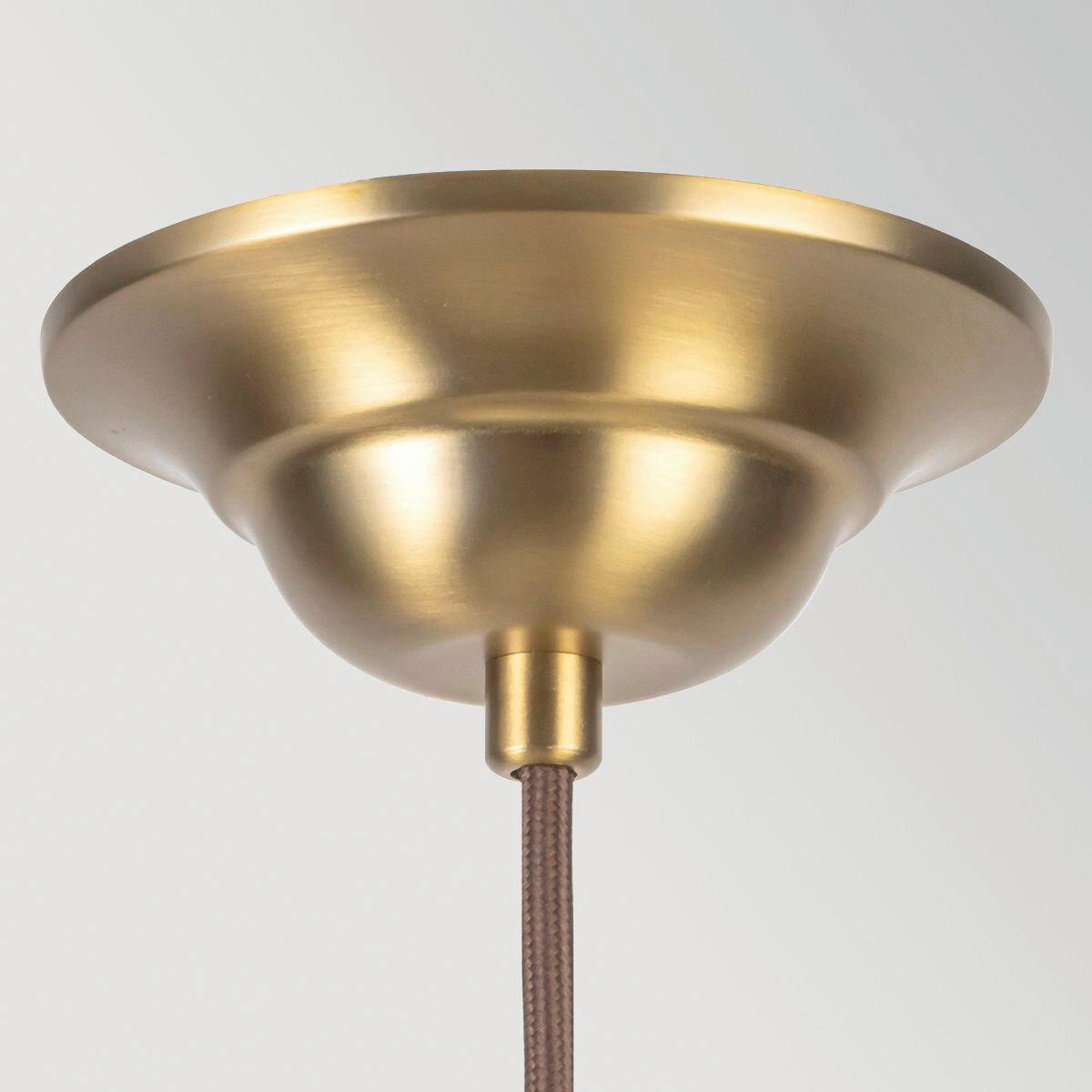 HÄNGELEUCHTE Alora Mood 34,3/45,7 cm  - Creme, Design, Textil/Metall (34,3/45,7cm) - Elstead Lighting
