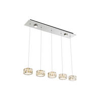 LED-HÄNGLAMPA Amur 82/16/120 cm  - Romantik / Lanthus, metall/plast (82/16/120cm)