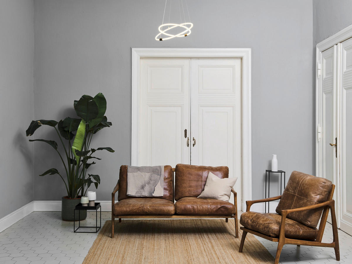 LED-HÄNGELEUCHTE 49.8/45.6/80 cm  - Dunkelgrau, Design, Kunststoff (49.8/45.6/80cm) - Osram