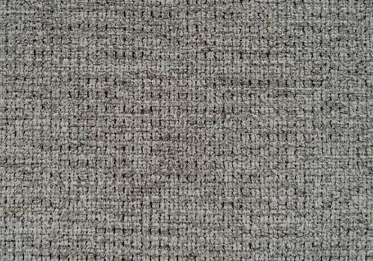 ECKSOFA in Webstoff Hellgrau  - Hellgrau/Schwarz, Design, Textil/Metall (173/244cm) - Moderano