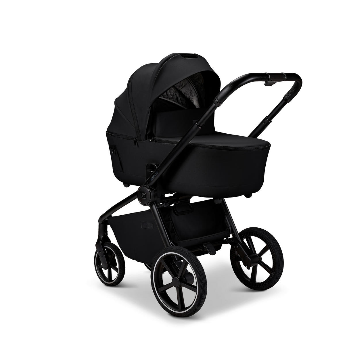 KOMBIKINDERWAGEN  Resea 2.0  Onyx  - Schwarz, Basics, Textil (96/57/114cm) - Moon