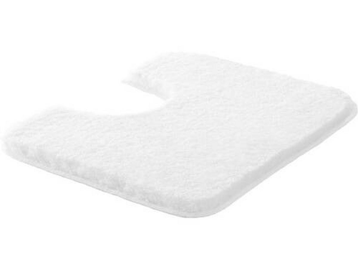 WC-VORLEGER Weiß 50/60 cm  - Weiß, Basics, Kunststoff/Textil (50/60cm) - Grund