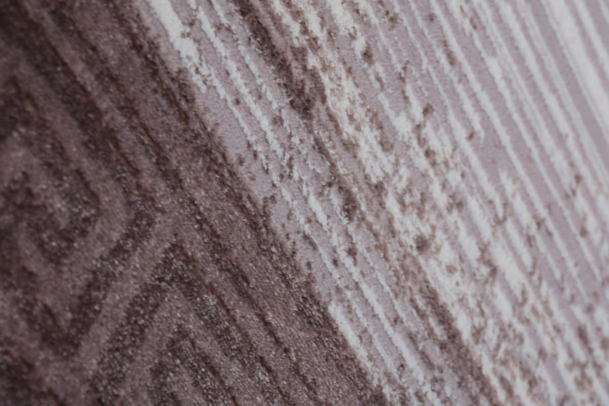 VINTAGE-TEPPICH 160/230 cm Samt Braun, Hellgrau  - Hellgrau/Braun, LIFESTYLE, Kunststoff/Textil (160/230cm) - Novel