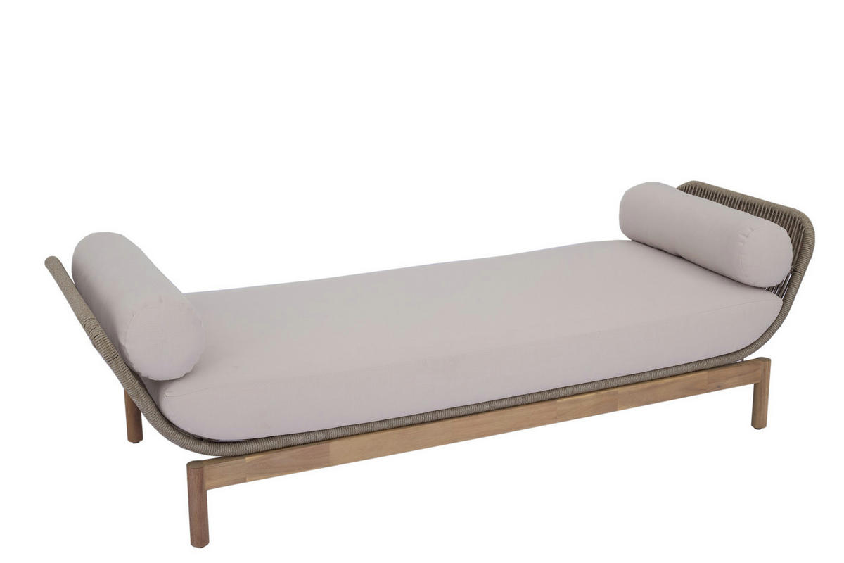 LEŽALJKA VRTNA   drvo, metal, tekstil      - Natur, drvo/metal (204/60/73cm) - Ambia Garden