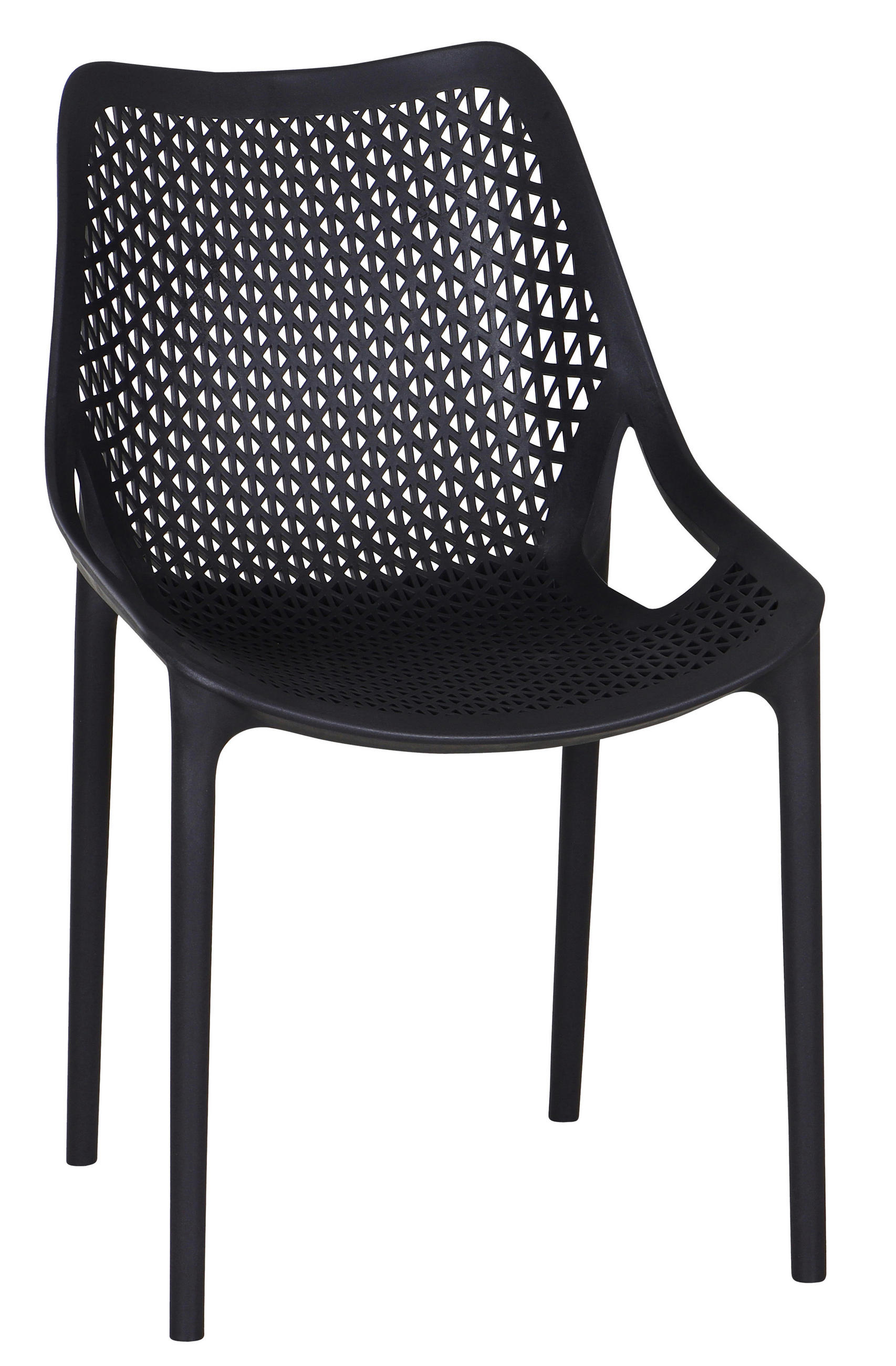 GARTENSTUHL Anthrazit  - Anthrazit, Basics, Kunststoff (60/81/50cm) - Siena Garden