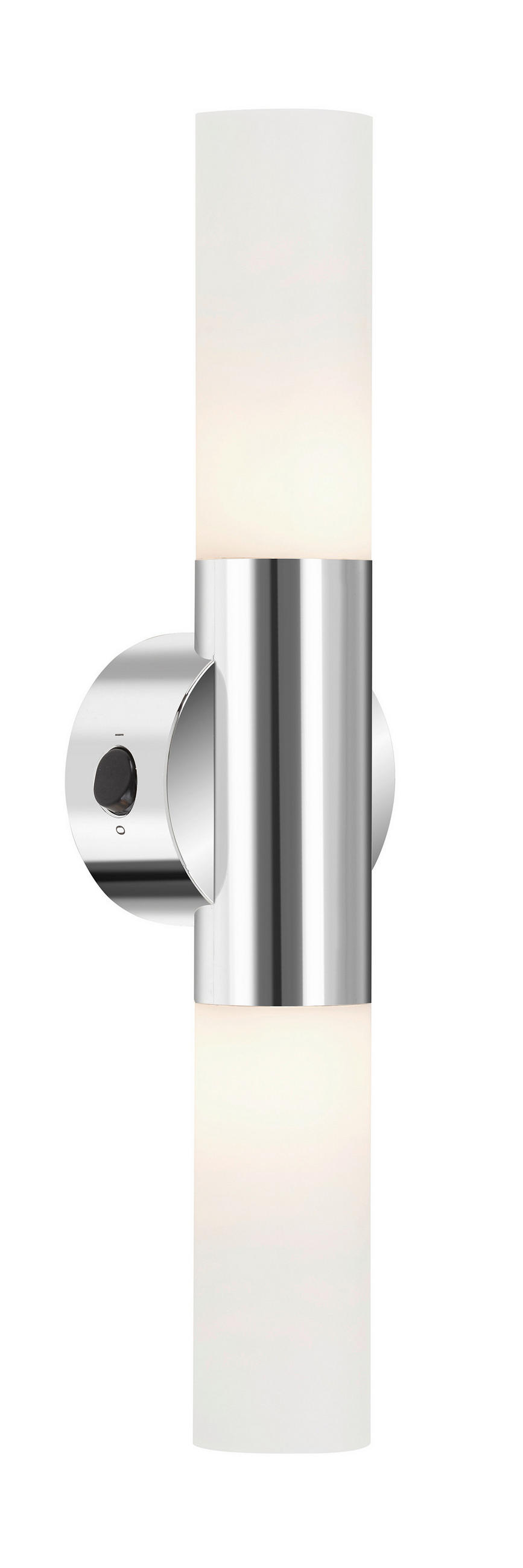 NÁSTĚNNÉ KOUPELNOVÉ SVÍTIDLO, 33/7,5/6 cm - barvy chromu, Konvenční, plast (33/7,5/6cm)