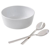 SET ZA SALATU   26/25,5/14 cm        Nuova  - bijela/srebrne boje, Design, metal/keramika (26/25,5/14cm) - WMF