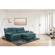 ECKSOFA Petrol Cord  - Petrol/Creme, KONVENTIONELL, Kunststoff/Textil (244/173cm) - Carryhome