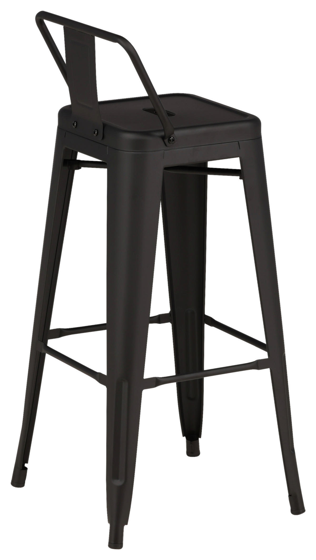 BARHOCKER-SET in Schwarz  - Schwarz, Design, Metall (43/94/43cm) - Livetastic