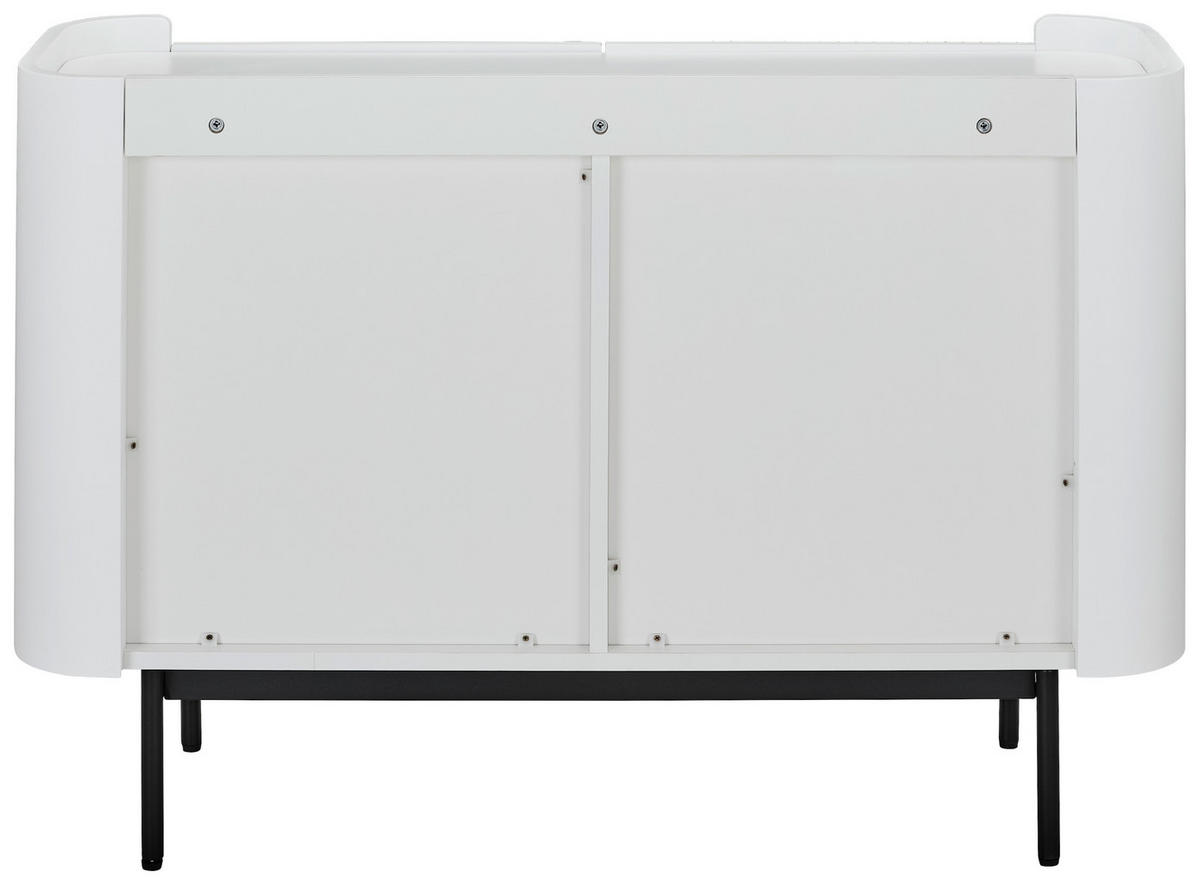 SIDEBOARD  120/80/40 cm  - Schwarz/Weiß, Design, Holzwerkstoff/Metall (120/80/40cm) - MID.YOU