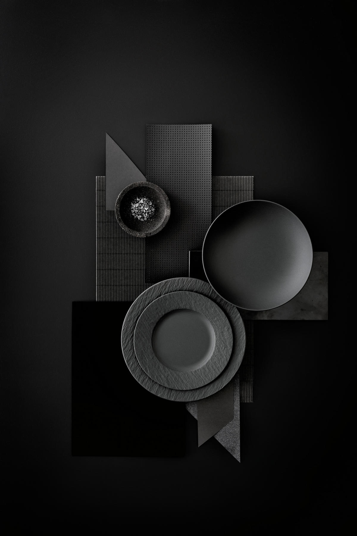 MÜSLISCHALE Manufacture Rock 14 cm  - Schwarz, Basics, Keramik (14cm) - Villeroy & Boch