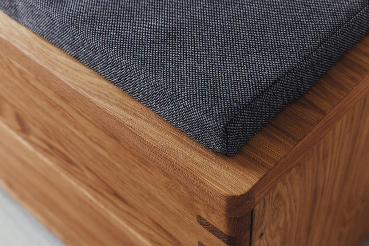 SITZKISSEN   85/4/34 cm  - Anthrazit, Natur, Textil (85/4/34cm) - Waldwelt