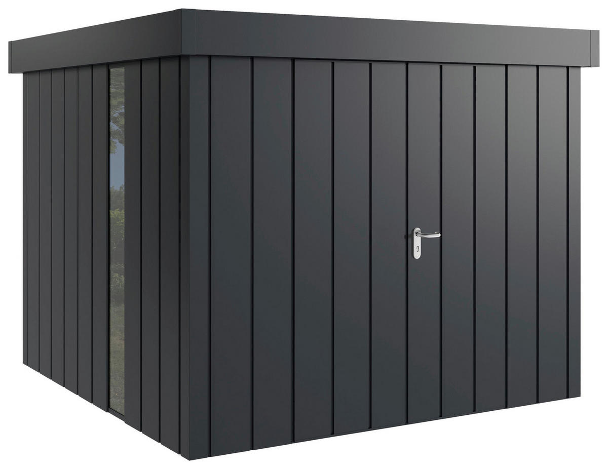 GERÄTEHAUS 229/220/277 cm  - Anthrazit, Basics, Metall (229/220/277cm)