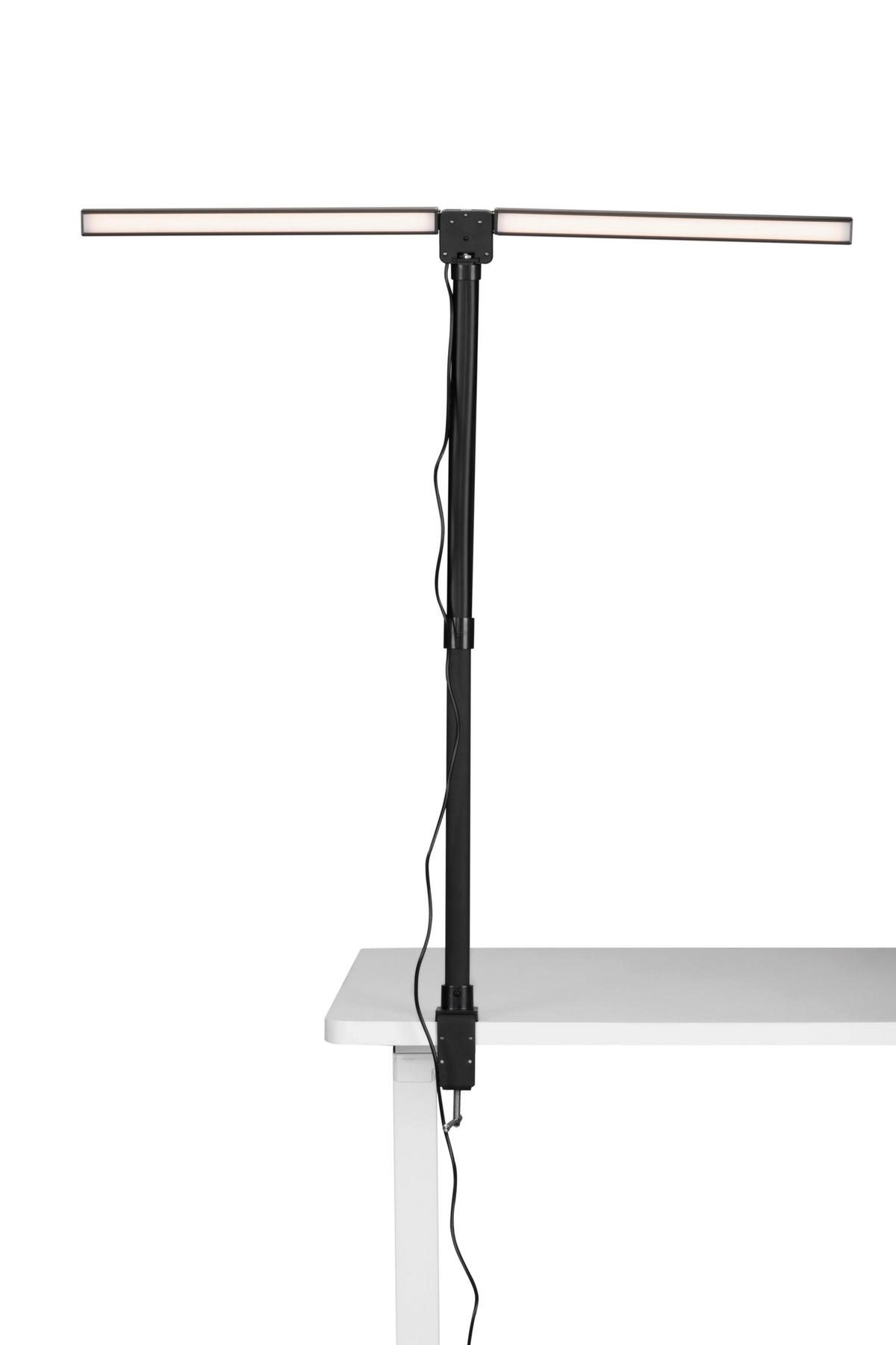 LED CSIPTETŐS LÁMPA - fekete, Basics, műanyag/fém (80/35/71,5cm) - Novel
