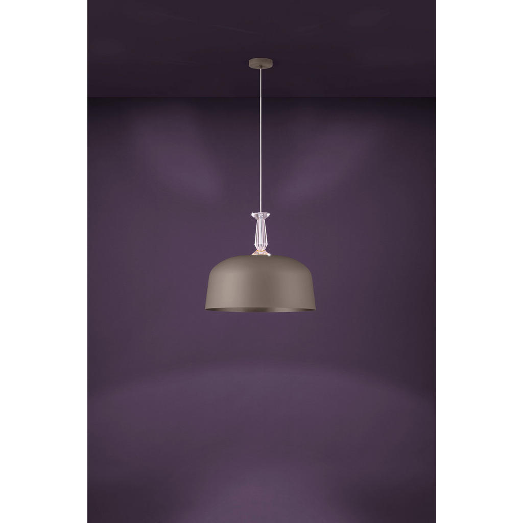 Thumbnail - Eglo Hängeleuchte Monte Fuerte, Taupe, Metall, Glas, rund,rund, 110 cm, Lampen & Leuchten, Innenbeleuchtung, Hängelampen...