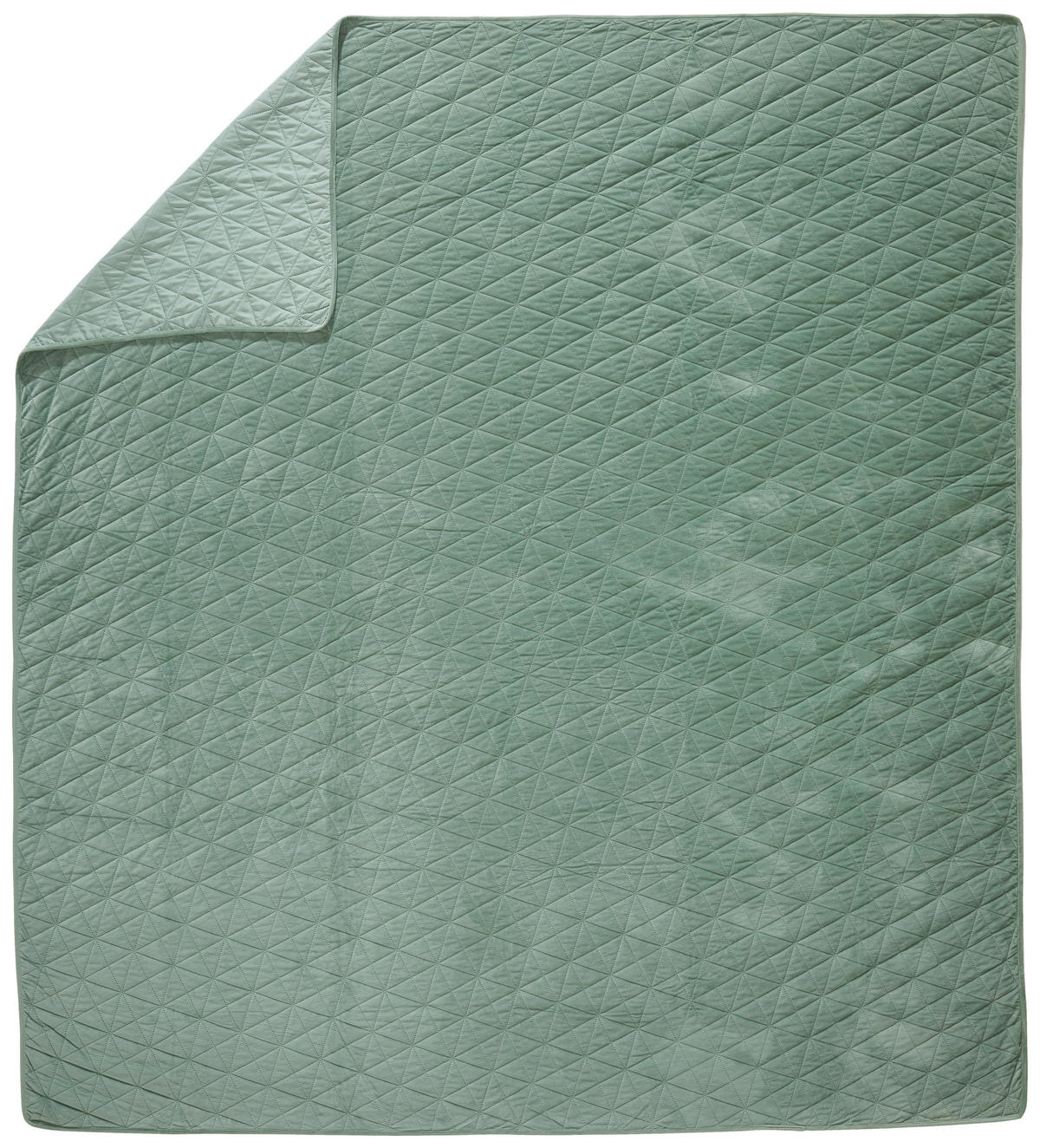 TAGESDECKE - Jadegrün, Design, Textil (220/240cm) - Novel