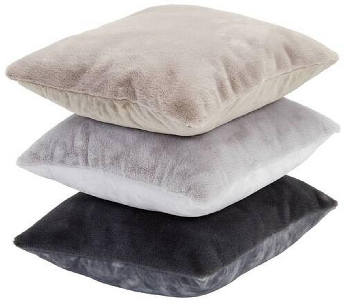 POTAH NA POLŠTÁŘ  48/48 cm - barvy stříbra, Design, textil (48/48cm) - Novel