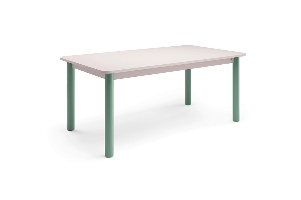 ESSTISCH in Metall, Holzwerkstoff 180/100/76 cm   - Greige/Salbeigrün, Natur, Holzwerkstoff/Metall (180/100/76cm) - Tom Tailor