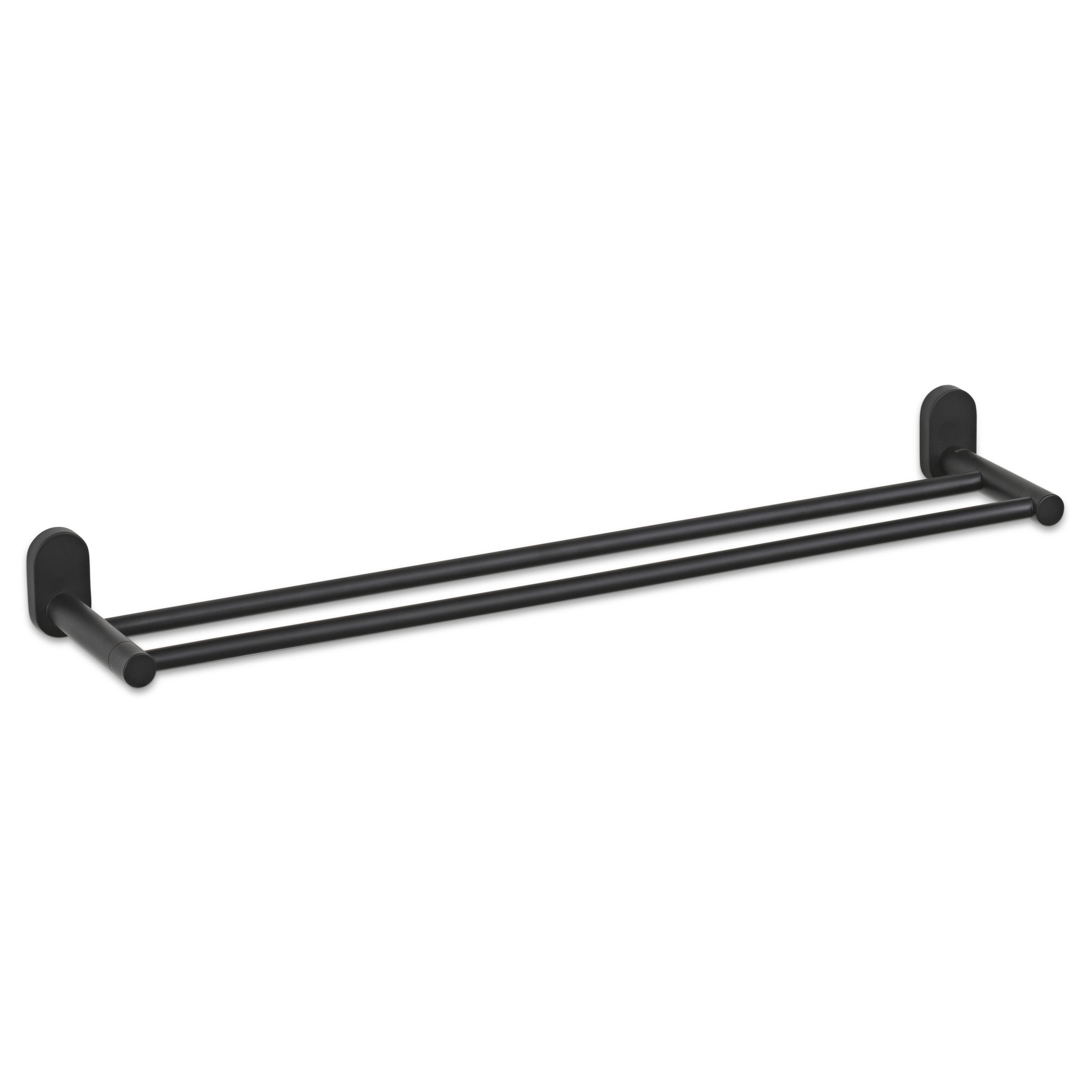HANDTUCHSTANGE  - Schwarz, KONVENTIONELL, Metall (60,5/12,5/6cm) - Kela