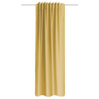 WÄRMESCHUTZVORHANG ESKIMO blickdicht 135/245 cm   - Gelb, Basics, Textil (135/245cm) - Schmidt W. Gmbh