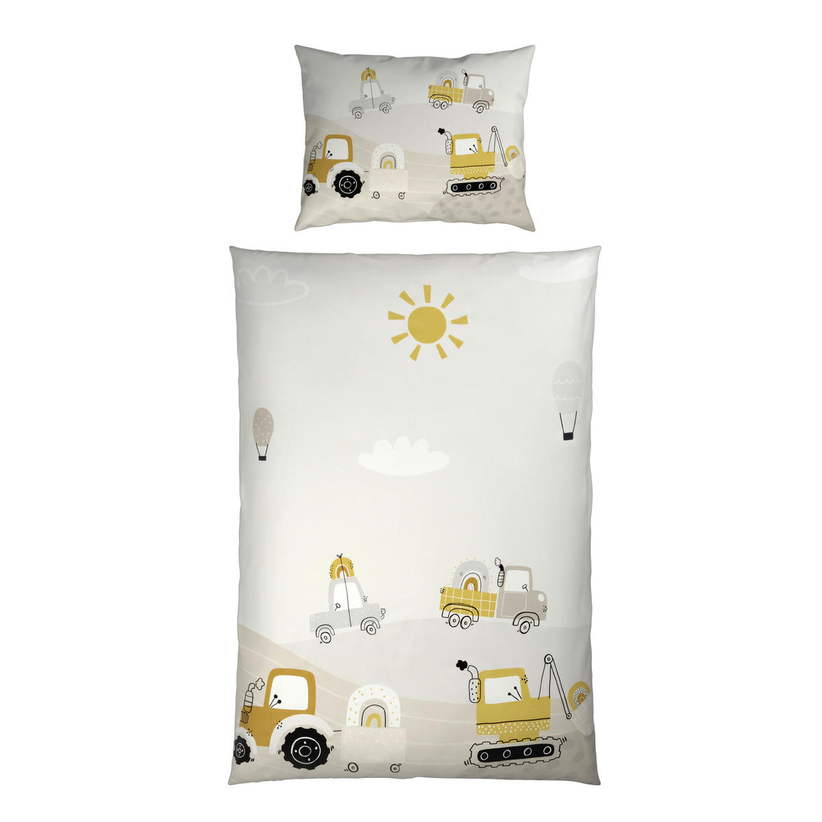DETSKÁ POSTEĽNÁ BIELIZEŇ 100/135 cm  - béžová, Basics, textil (100/135cm) - Patinio