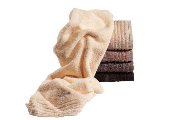 RUČNÍK, 50/100 cm, hnědá - hnědá, Basics, textil (50/100cm) - Vossen